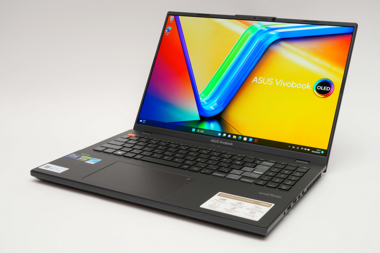 コアHXにGeForceにOLEDの3拍子揃った最強ノートPC 「ASUS Vivobook Pro 
