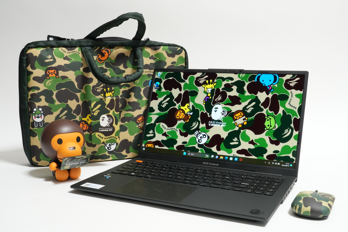 BAPE」でパワフルなクリエイターズノートPC「Vivobook S 15 OLED BAPE