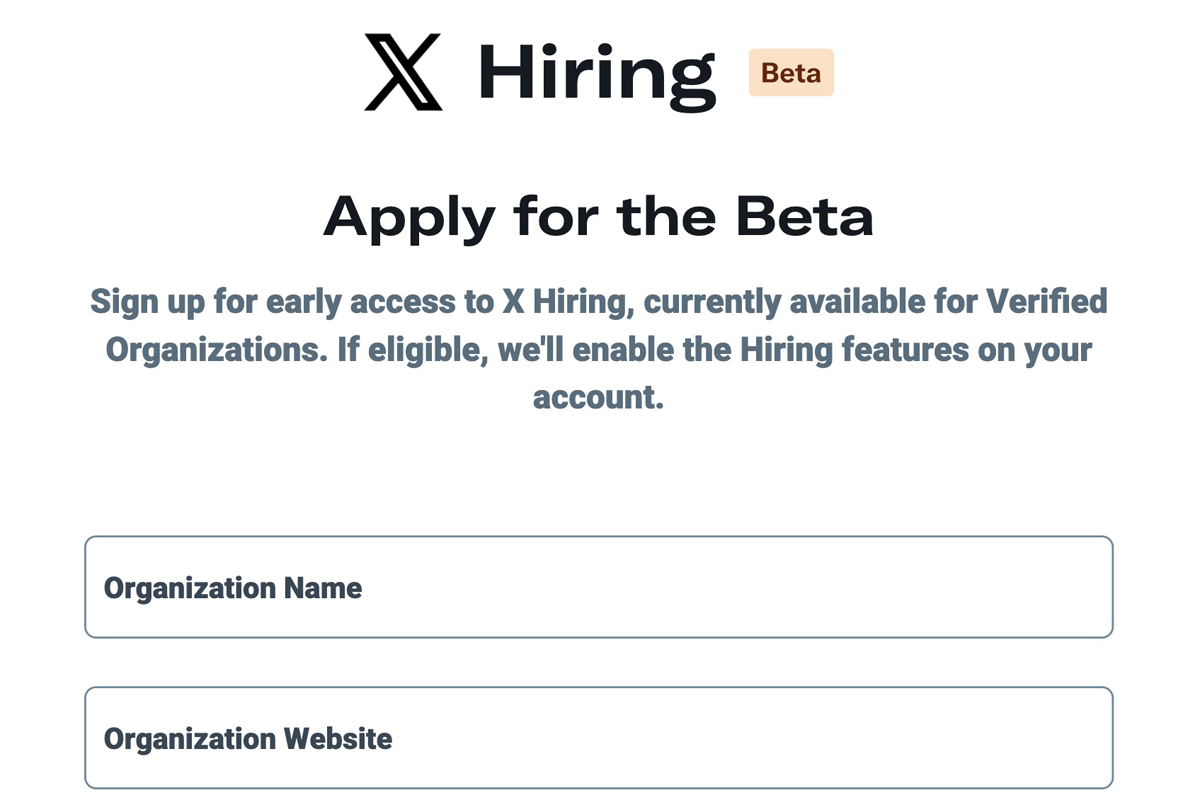 X（旧Twitter）、企業が求人募集可能に「X Hiring」テスト開始