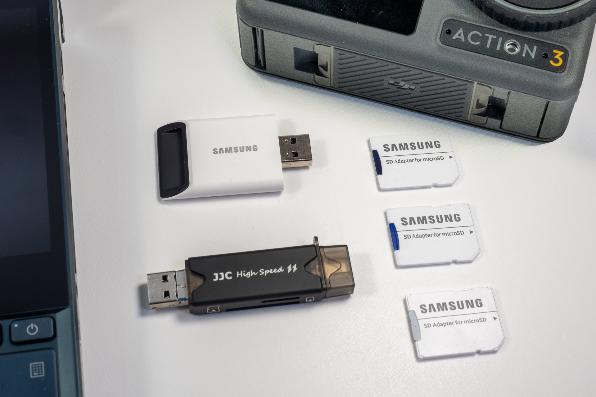 アクションカムで使うmicroSDカードのデータ転送速度が最大で5倍以上