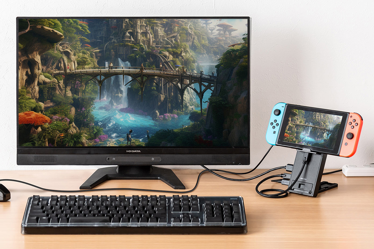 Switchにも対応、スタンド付きUSB Type-Cドッキングステーション