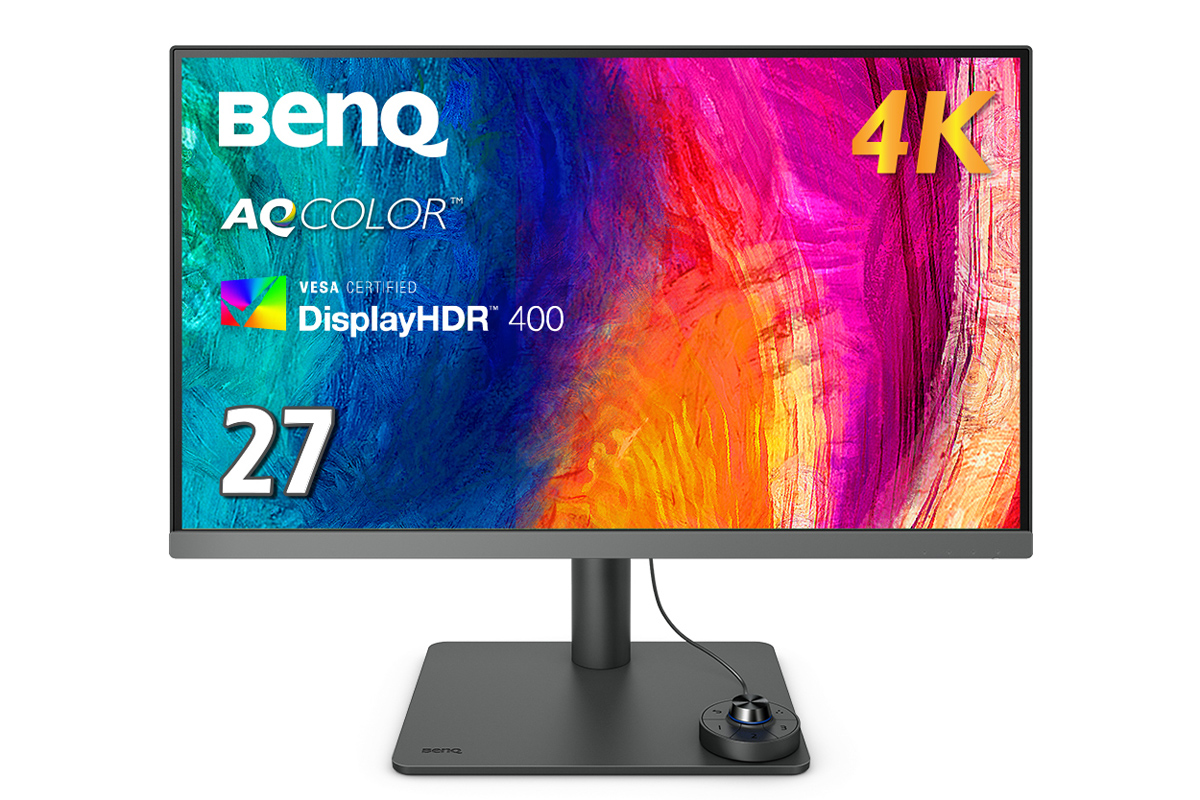 ベンキュー、映像編集向け4K UHDディスプレー。90W給電対応のUSB Type 
