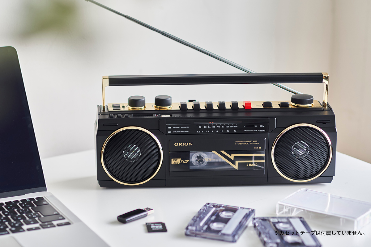 ドウシシャ、80年代風ラジカセを一般販売。Bluetooth・USBにも対応