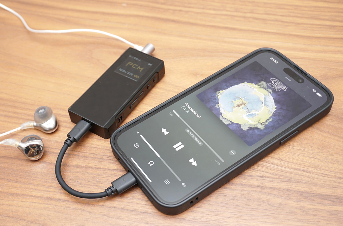 iPhone 15でハイレゾを聴くなら「USB接続のポタアン」がおすすめ
