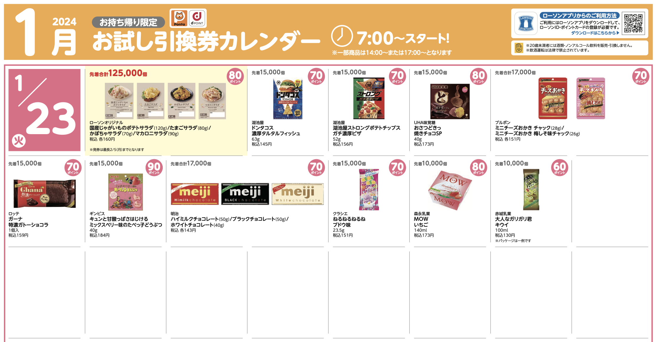最高にお得なローソン「お試し引換券」パーフェクトガイド｜Infoseek 