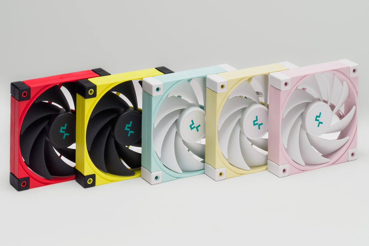 PC自作にパステルの時代来る？ 5色のファンをパステルPCケースに