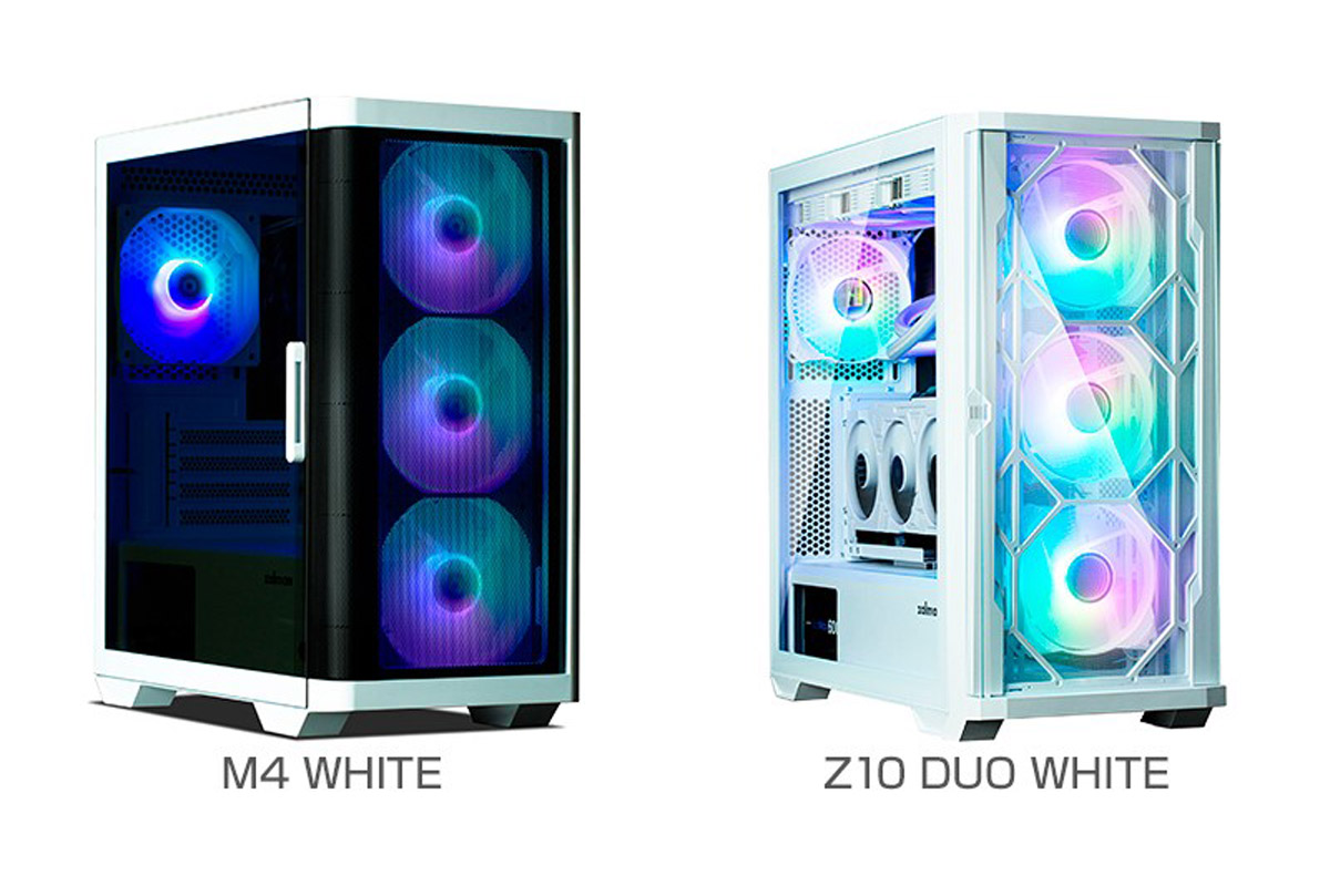 ZALMAN製PCケース「Z10 DUO」「M4」にホワイトモデル追加