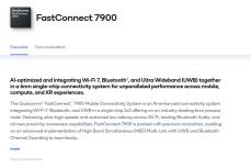 XPAN技術やWi-Fi 7、UWBなどをAIで統合した、クアルコムのFastConnect 7900