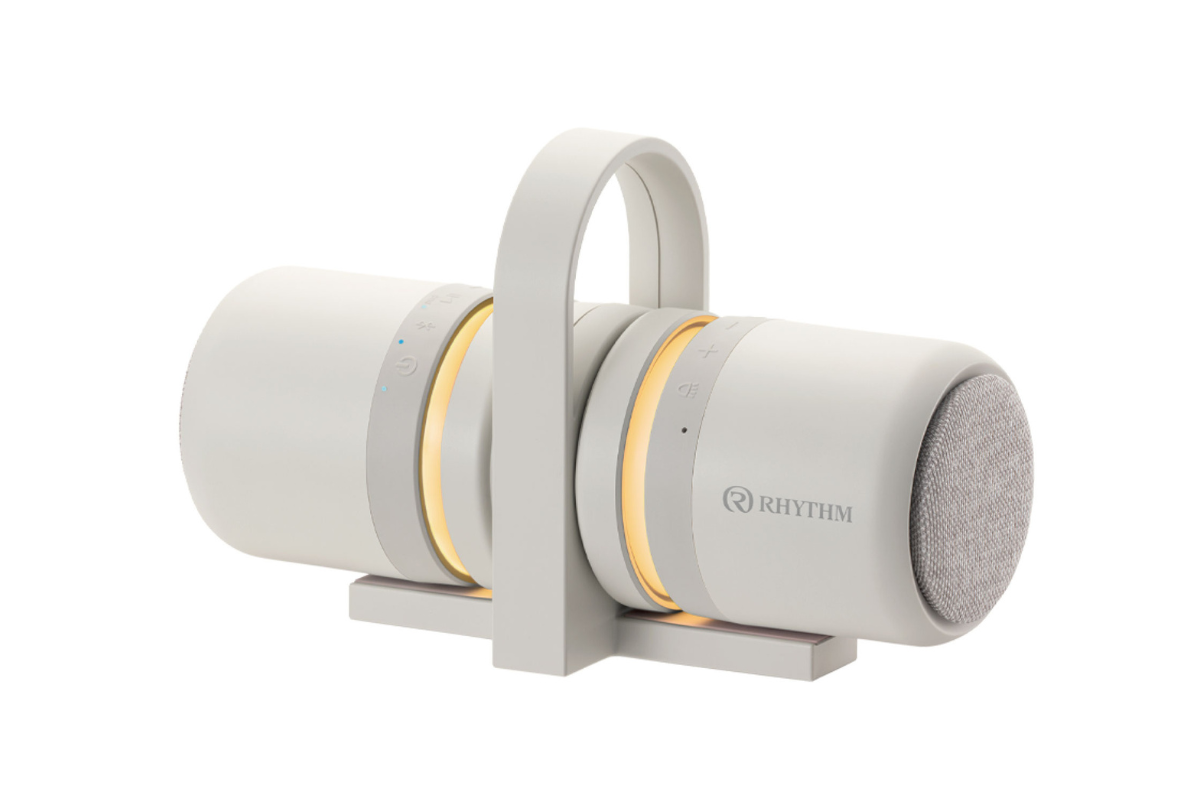 リズム MAGSPEAKER DUO 防水ワイヤレスBluetoothスピーカー リズム、完全ワイヤレスの防水ポータブルスピーカー「MAGSPEAKER DUO
