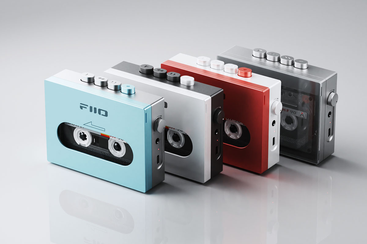 FIIOのエモいカセットプレーヤーに新色追加、レッドと透明｜Infoseek