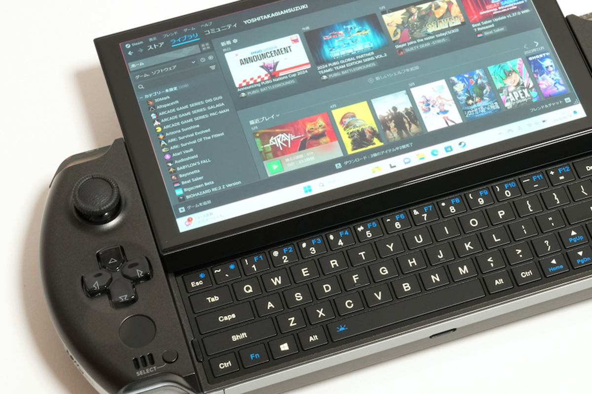 スライド式QWERTYキーボードつきゲーム機「GPD WIN4 2024」が欲しいです！