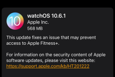 アップル「watchOS 10.6.1」配信開始　不具合を修正