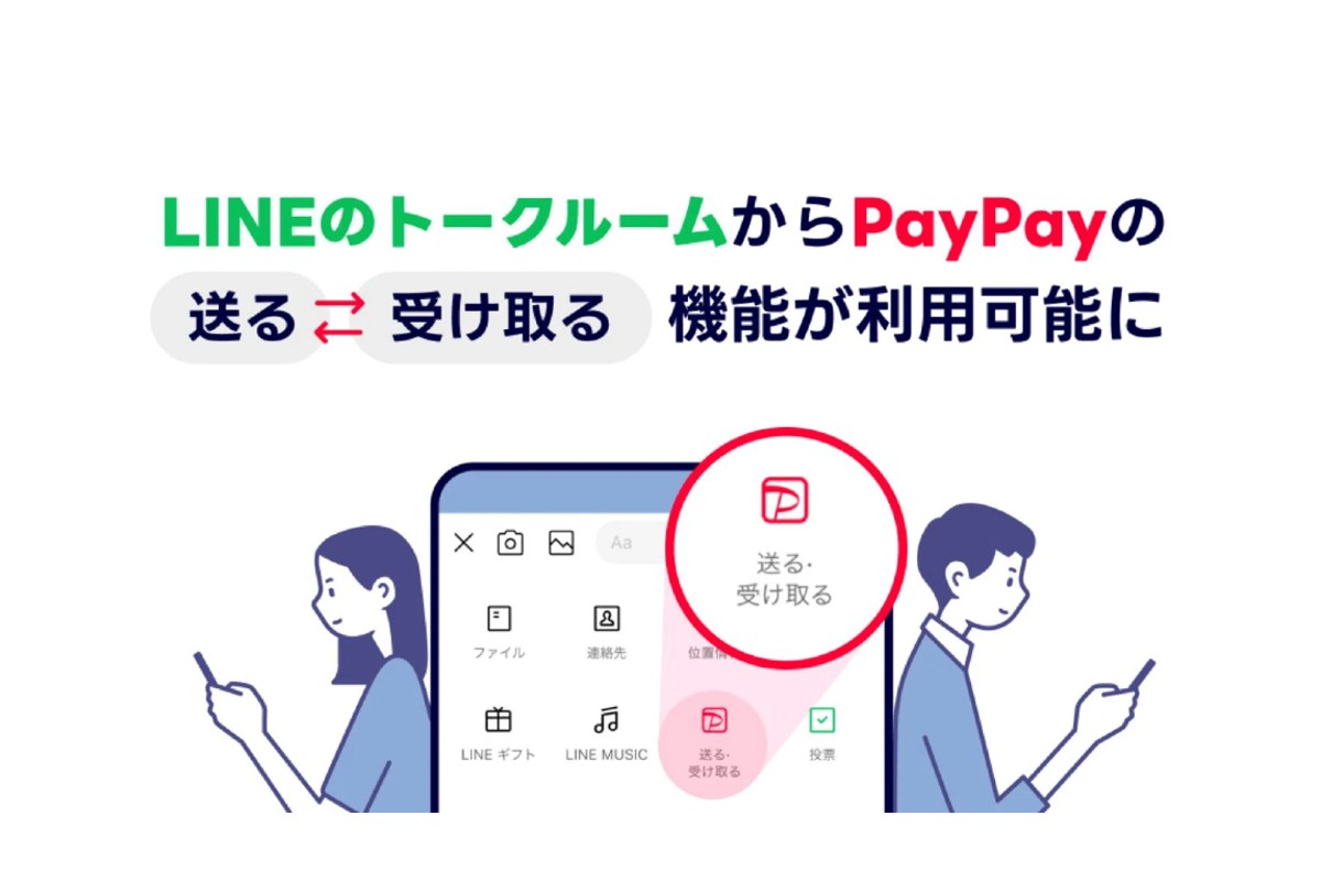 LINEのトークからPayPayの送金が可能に