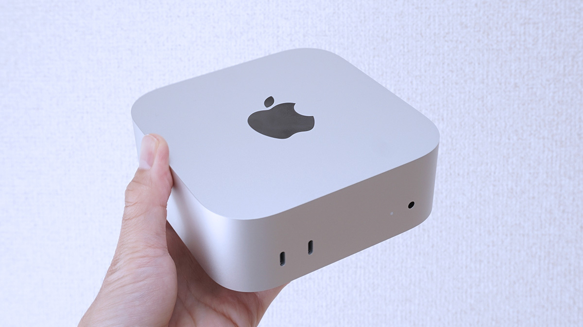 M4搭載「Mac mini」は本当に手のひらサイズでパワフル！ コスパも良し