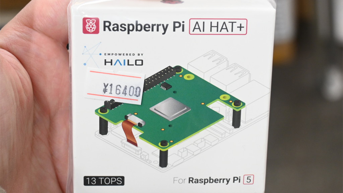 Raspberry Pi 5用のAIアクセラレーター「Raspberry Pi AI HAT+」が入荷！