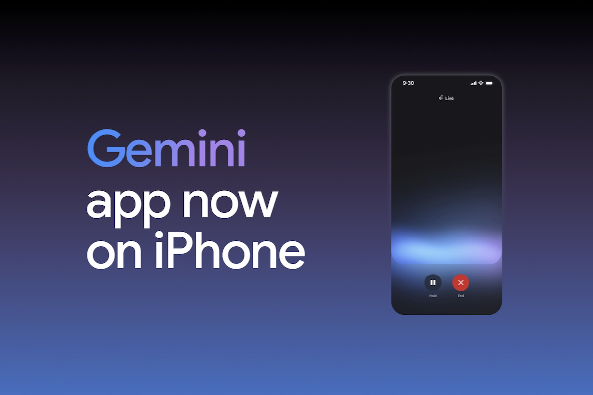 グーグル、iOS版「Gemini」アプリを公開　日本語で自然な会話ができるGemini Liveにも対応