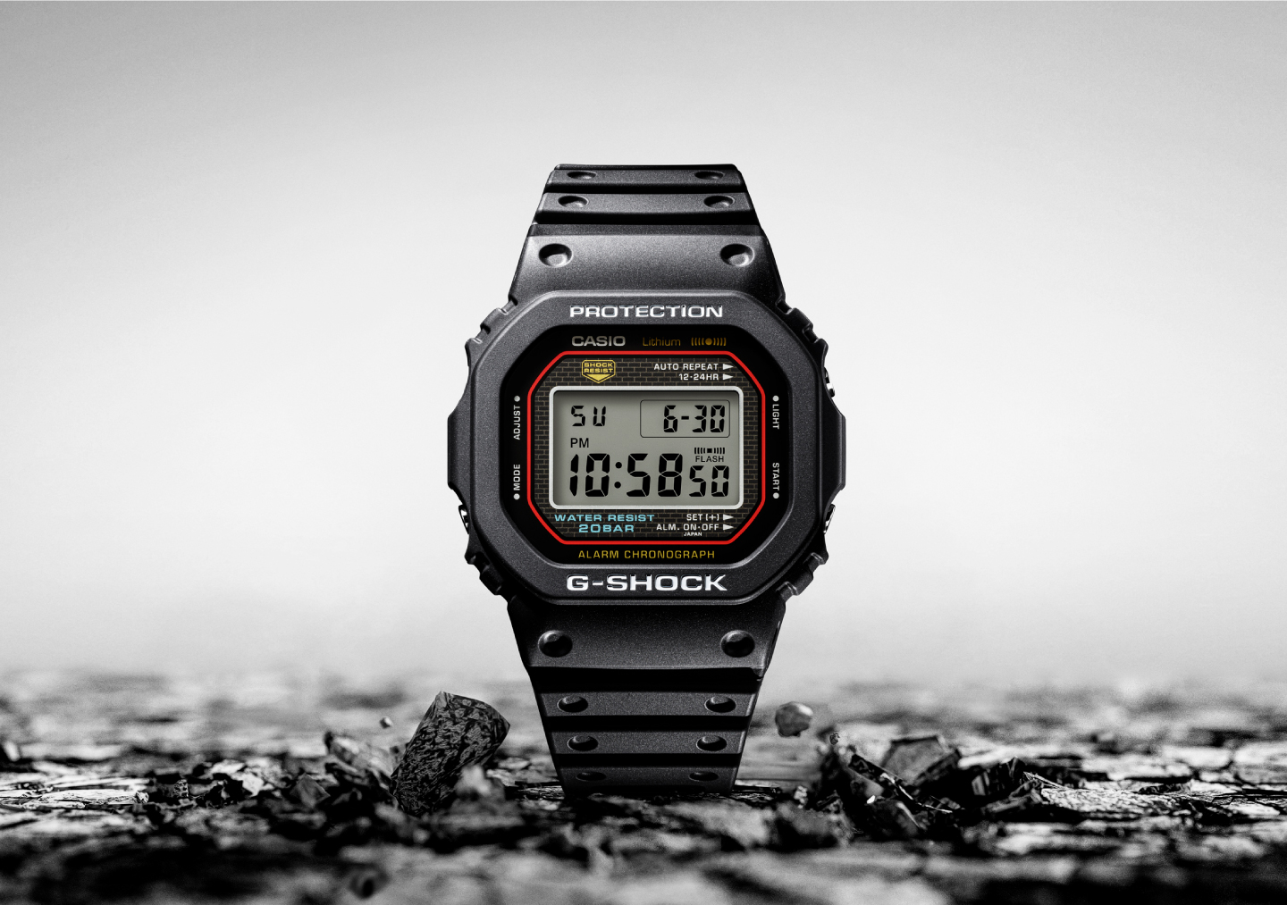 カシオ、G-SHOCK初号機を復刻し、定番モデル化「DW-5000R」