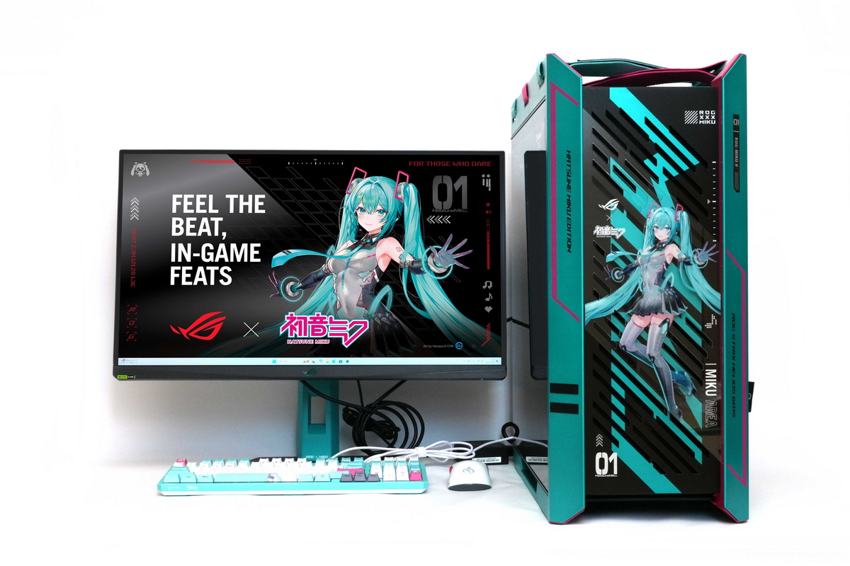 ふぁーび　自作PCパーツセット ファン必買のPC自作パーツセット＝「ROG×初音ミク」エディションを実際
