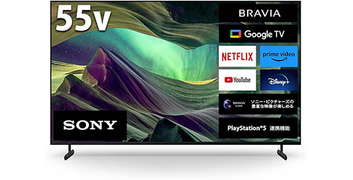 ソニー BRAVIA 55型4Kテレビ「KJ-55X85L」が12％オフ！ 高画質×ゲーム