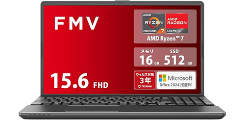 富士通　ノートPC 富士通ノートPC「FMV Note A WA1-K2」が7%オフ！Ryzen 7・16GBメモリ