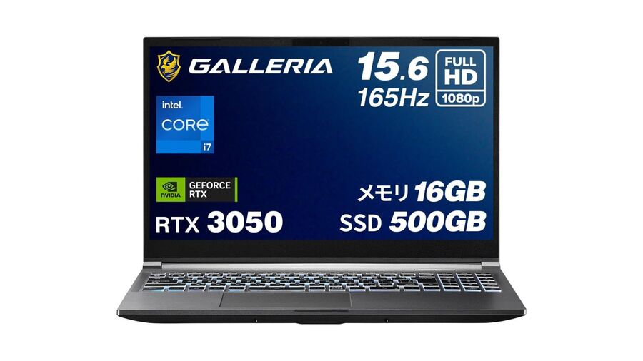 箱付き★GALLERIA ゲーミングノート RTX3060 144Hz 16GB GALLERIA製ゲーミングノートPCが15万円台！ RTX 3050だけど使い勝手は