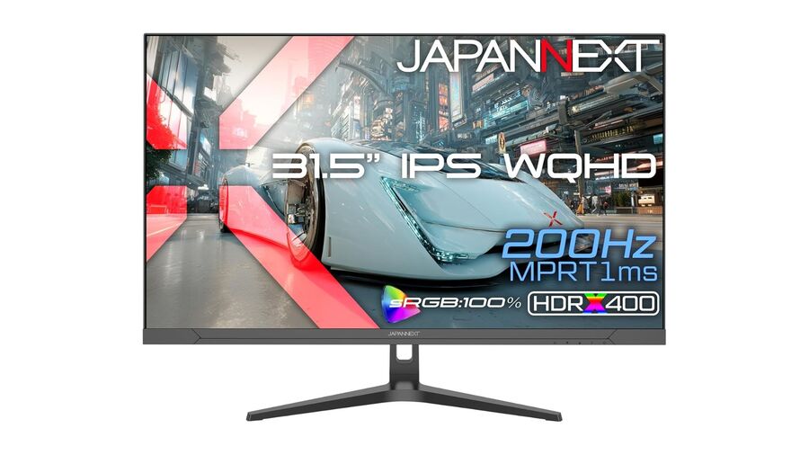 即購入NGさま専用 JAPANNEXT製31.5型WQHDゲーミングディスプレー、200Hz・1msの高