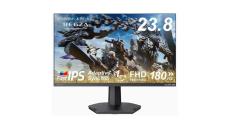 180Hz駆動のREGZA製23.8型フルHDゲーミングディスプレー、タイムセール