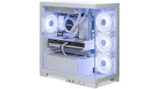 液晶付き水冷＆白いピラーレス筐体が映える！ RTX 5060・32GBメモリー 