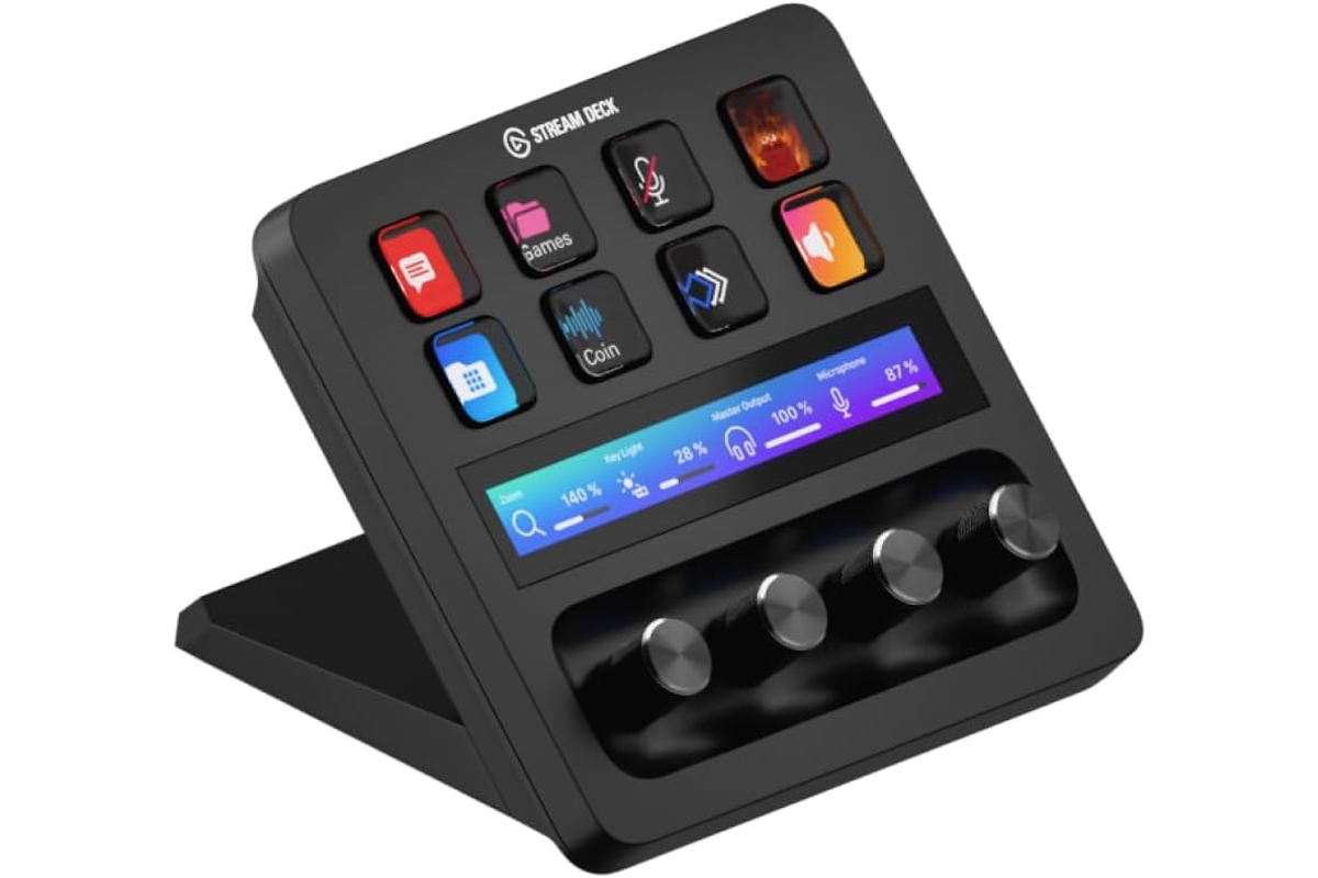 Elgato Stream Deck + 左手デバイス 箱あり 仕事も配信もワンタッチで快適に！ 定番左手デバイス「Elgato Stream