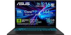 RTX 5060を持ち歩くならこれ。約1.95kgのASUSノートPC「Gaming V16」が