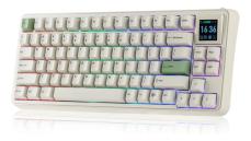 レトロデザインながら画面搭載のワイヤレスゲーミングキーボードを発見