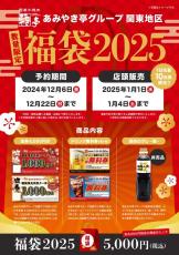 《福袋》5000円で商品券6000円分と無料券、焼肉のタレ付きはお得すぎん...？あみやき亭グループで予約始まってるよ～。