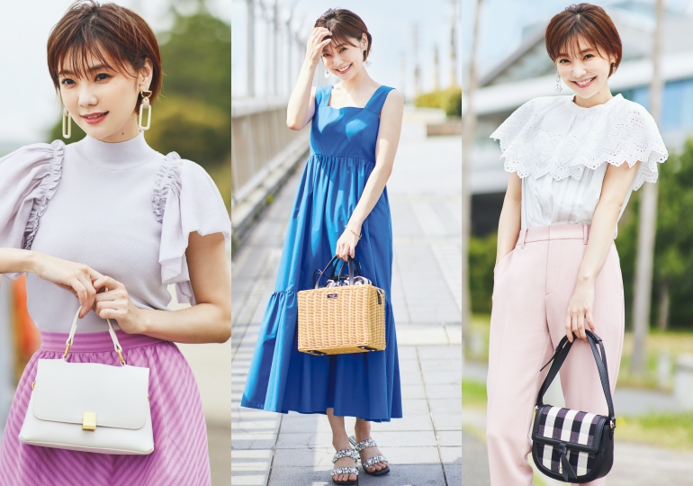 【倉科カナさん着用】アシメラッフルフリルニットプルオーバー 女優・倉科カナさんが実証！短めヘアに映えるトレンドアイテム10選