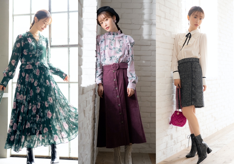 JILLSTUART レザーセットアップ 美人百花 松本まりか-