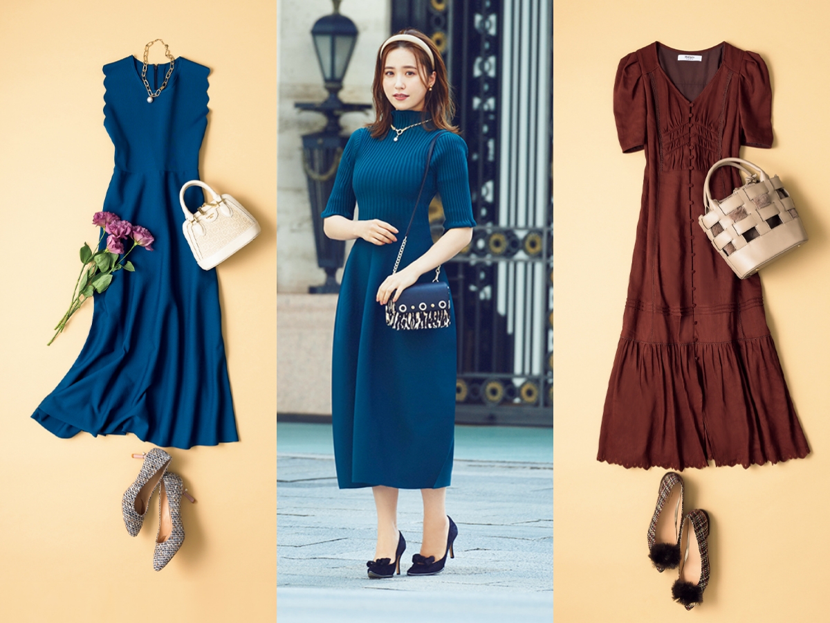 晩夏から秋にお勧めワンピース まだまだ暑いけど秋服を楽しみたい！今から着れる秋色ワンピース3つ