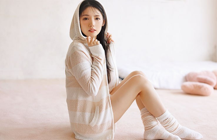 ジェラートピケ　美人百花掲載　道重さゆみ着用　エアリーモコルームウェア gelato pique（ジェラートピケ）の「'エアリーモコ'プルオーバー