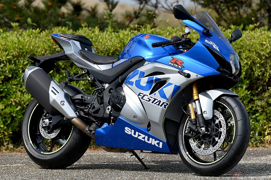 スズキは創立100周年！　メーカーを代表するスーパースポーツバイク「GSX-R1000R」に特別色登場