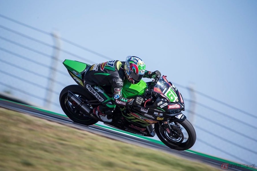 MTMカワサキMOTOPORT岡谷雄太選手　WorldSSP300で日本人初のPPと表彰台獲得