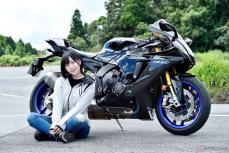 身長155cmバイク女子、夜道雪のチャレンジバイク道！　ヤマハの最上級スポーツモデルYZF-R1M ABSに挑戦!!　第一印象＆足つき編