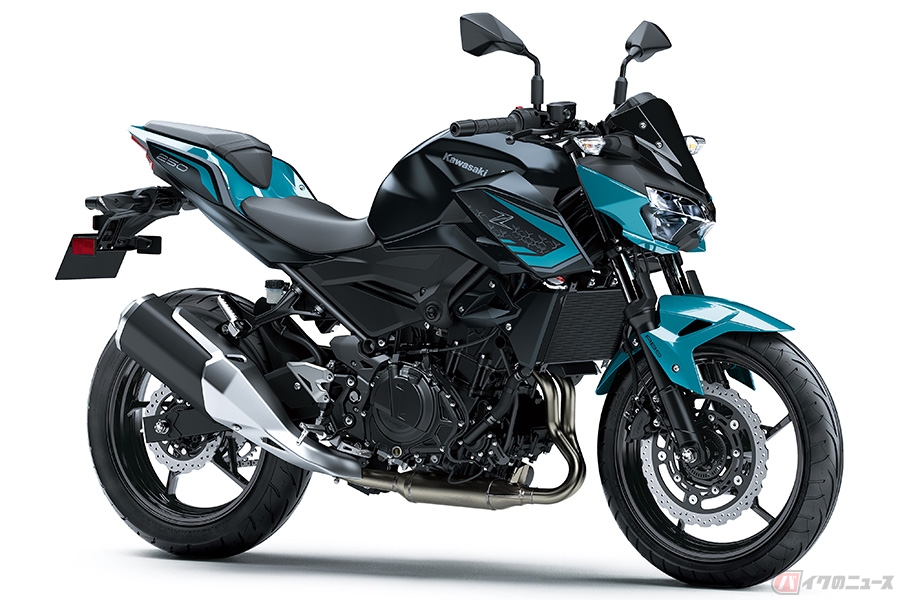 カワサキ「Z250」2021年モデル登場 Ninja400／Z125PRO同様の新色