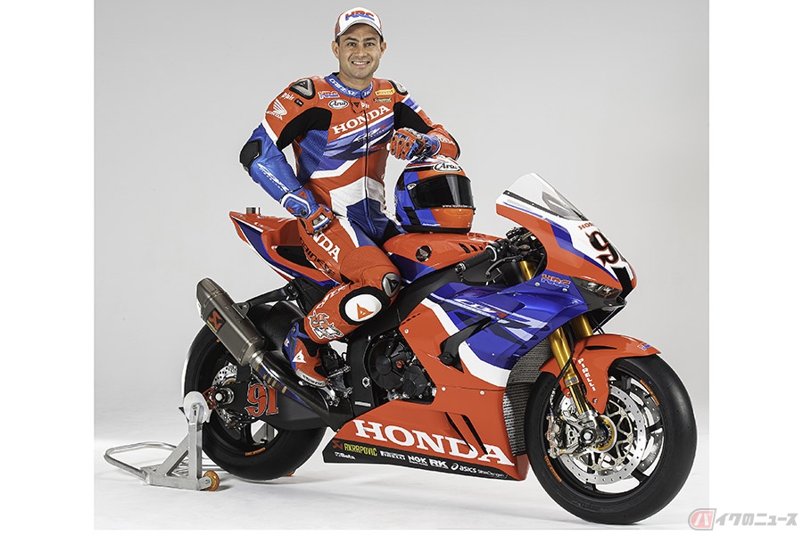 ホンダ「レオン・ハスラム」選手と契約更新 2021年もHRCからスーパーバイクに参戦