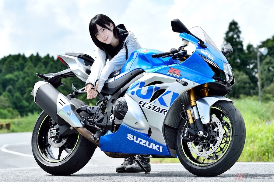 スズキ SUZUKI GSX レーシング オートバイ ポリエステル Tシャツ