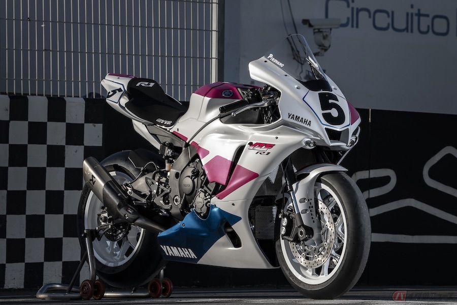 2020年型YZF-R1をベースに1993年のSBKカラーを施しオークションに出品！｜Infoseekニュース