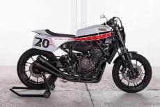 ヤマハ「Red Tail」XSR700をベースにレトロなフラット・トラッカーの要素を融合