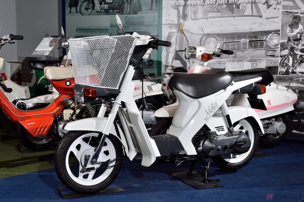 スズキスクーター モレット 昭和の原付】生活の足やビジネス用途にも適したスクーター「スズキ
