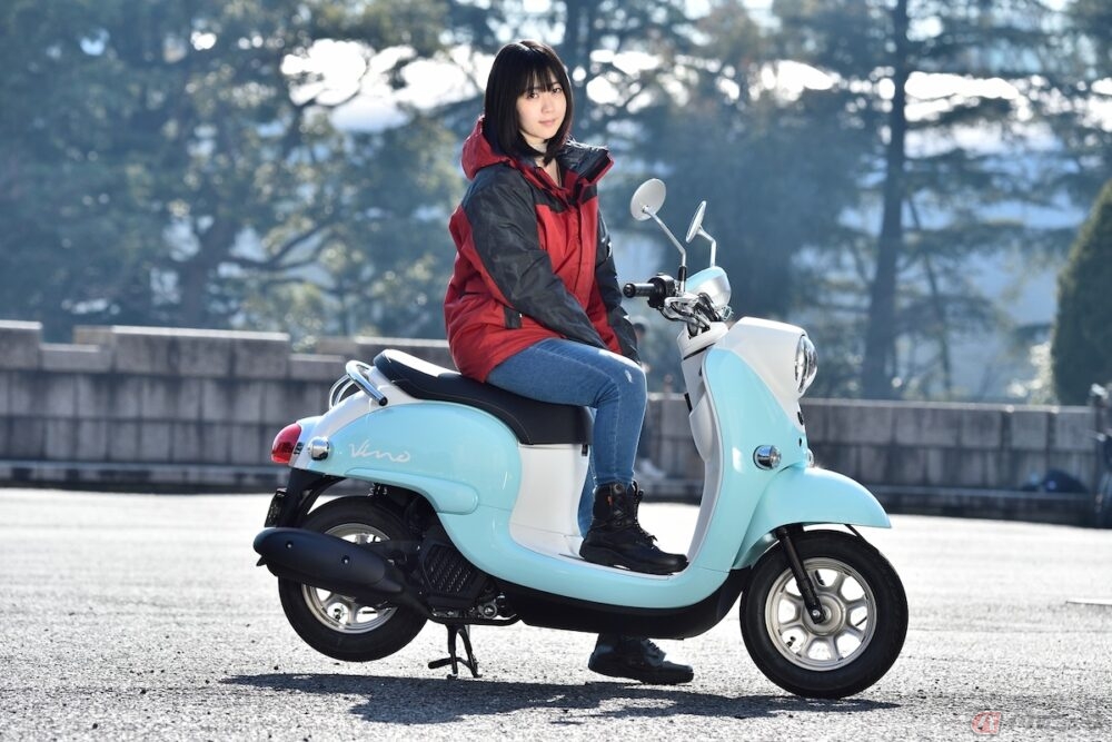 原付 スクーター 50cc ビーノ 女子 - オートバイ車体