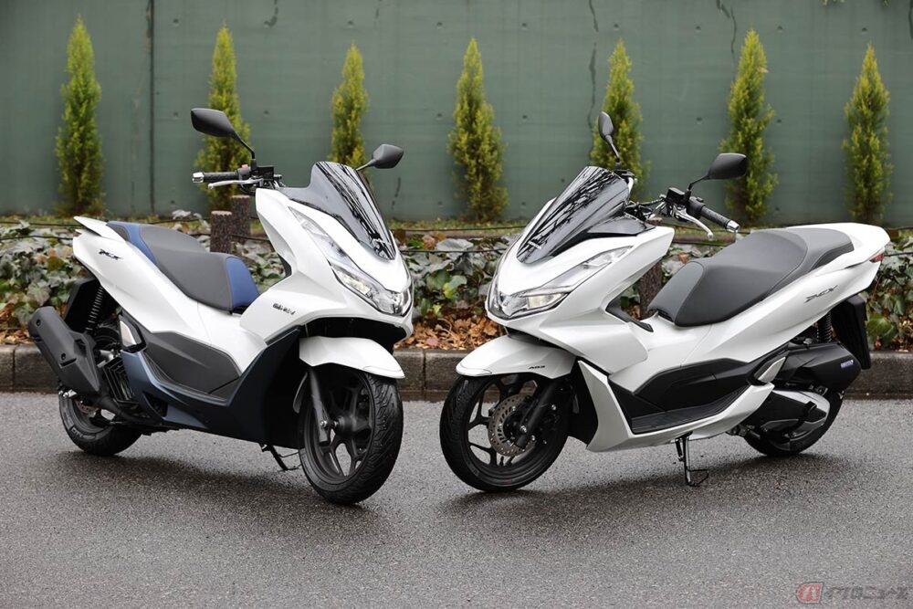 the「燃費」ホンダ同門対決!! 快速125ccスクーター「PCX」と「PCX e：HEV」で実走比較した結果は!?