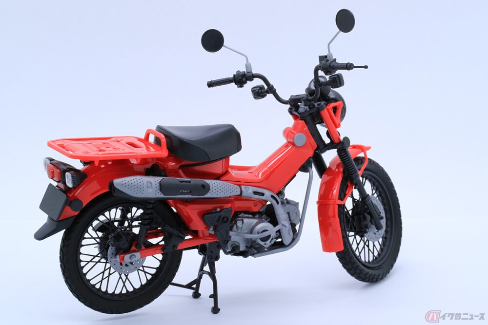 ホンダ「CT125・ハンターカブ」完全新金型でプラモデル開発中　静岡の模型メーカーが組み立てサンプル画像を公開