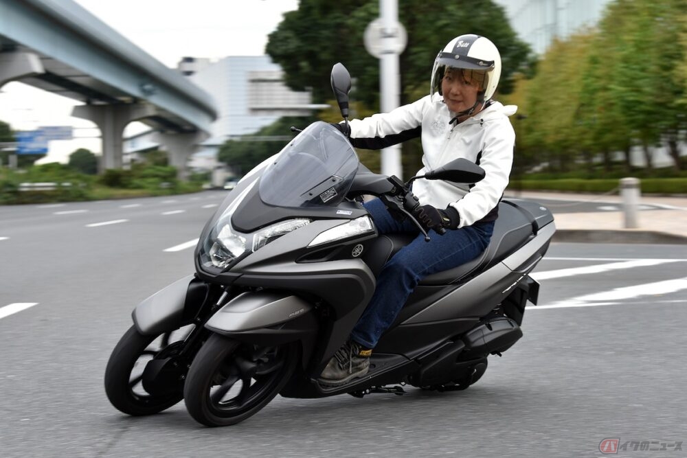 生活の足からツーリングまで活躍するヤマハの3輪スクーター「トリシティ155 ABS」にママライダーが乗ってみました！｜Infoseekニュース