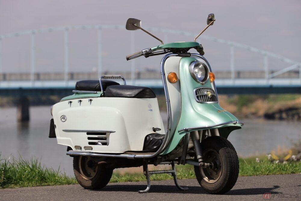 富士重工 ラビット スクーター 鉄バイク 125cc - オートバイ車体